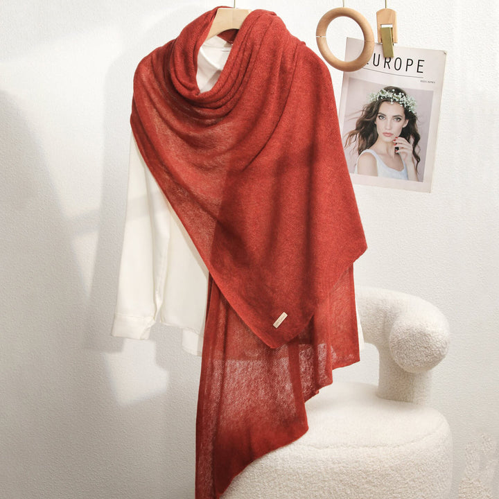 Women's Paisley Pattern 100% Cashmere Large Shawl Wrap CP062