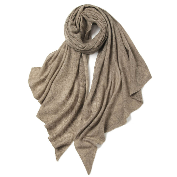 Women's Paisley Pattern 100% Cashmere Large Shawl Wrap CP062