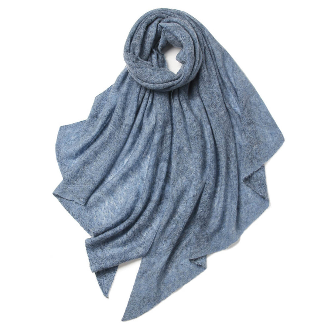 Women's Paisley Pattern 100% Cashmere Large Shawl Wrap CP062