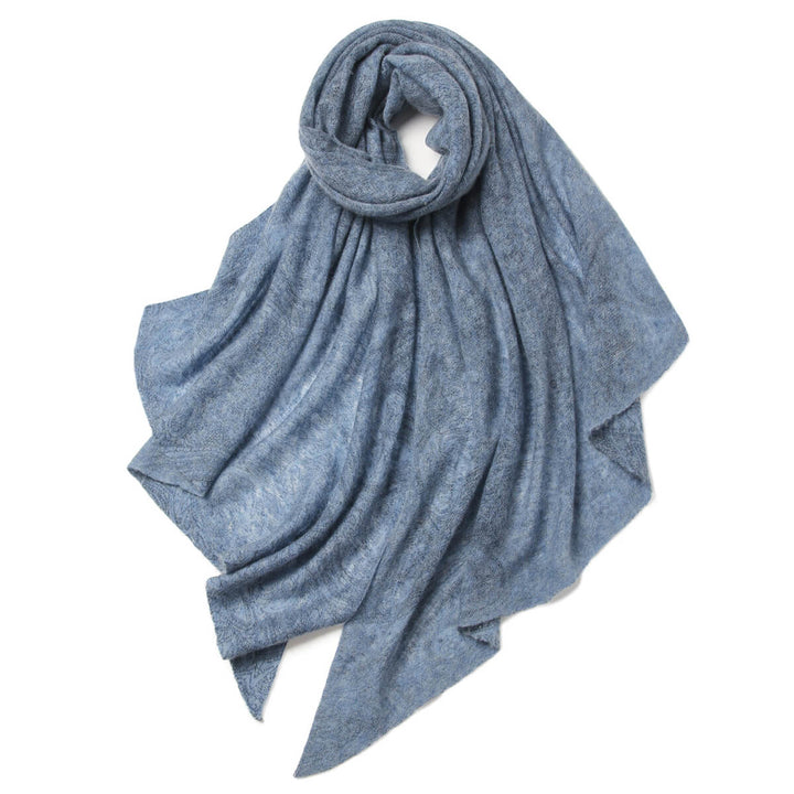 Women's Paisley Pattern 100% Cashmere Large Shawl Wrap CP062