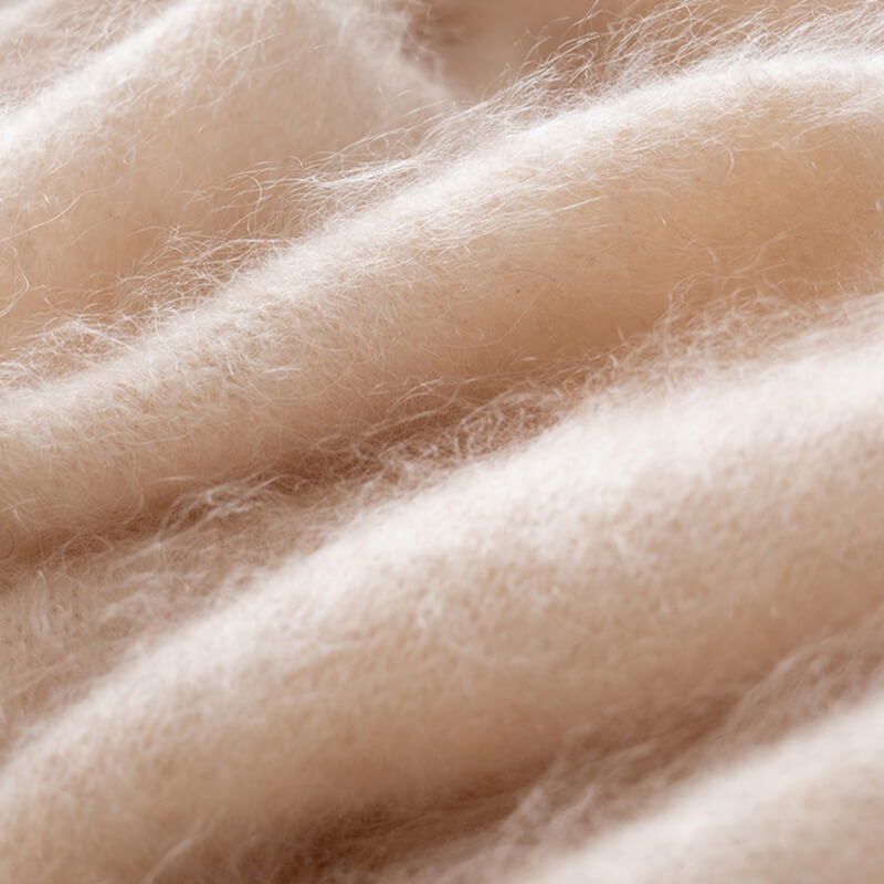 Women's Soft Fluffy Warm Long 100% Cashmere Scarf for Winter CP048