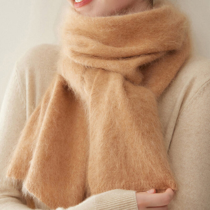 Women's Soft Fluffy Warm Long 100% Cashmere Scarf for Winter CP048