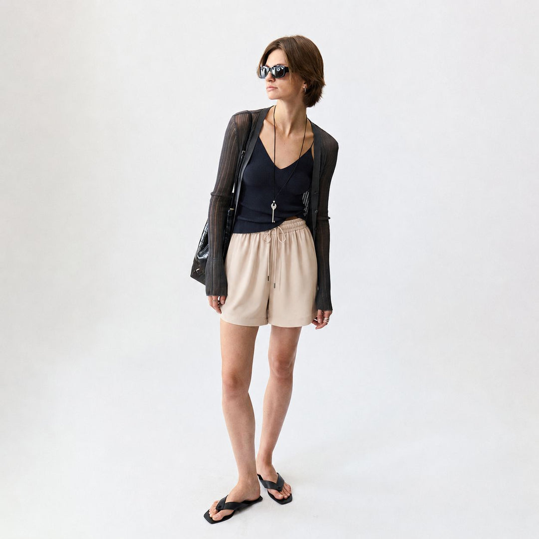 Washable Mulberry Silk Shorts For Women
