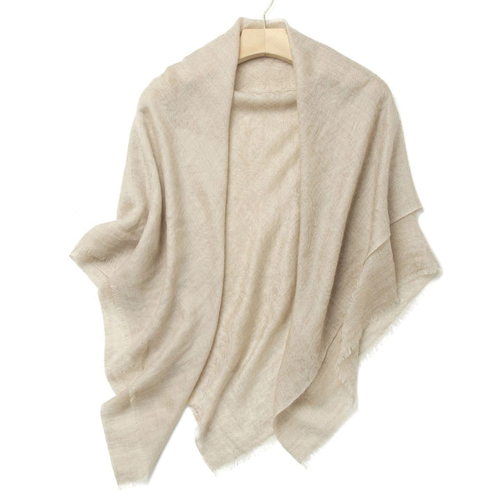 Women Summer Elgant Jacquard Lightweight Cashmere Square Shawl