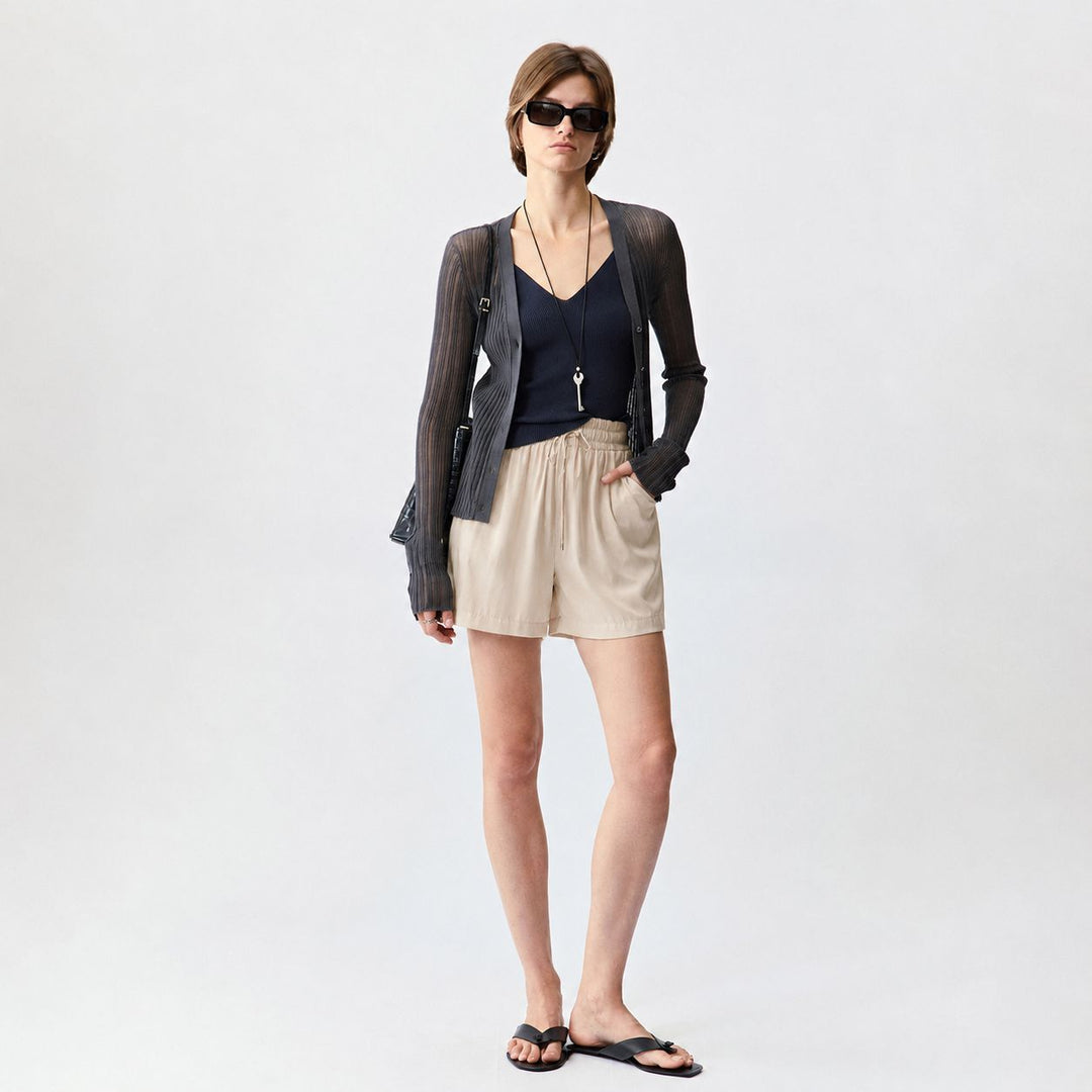 Washable Mulberry Silk Shorts For Women