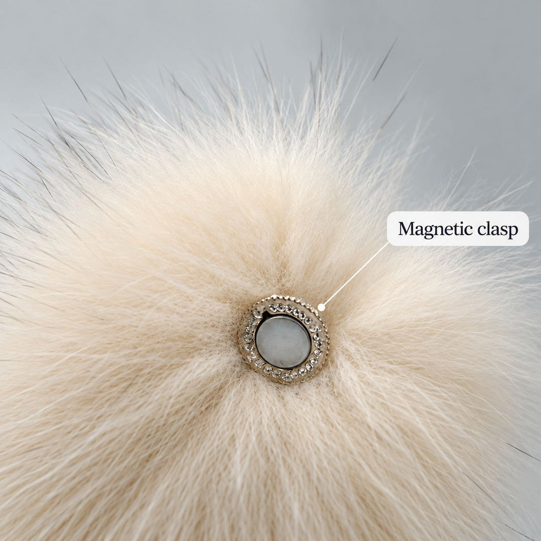 Women’s Real Fox Fur Collar Scarf Genuine Plush Winter Neck Warmer Wrap