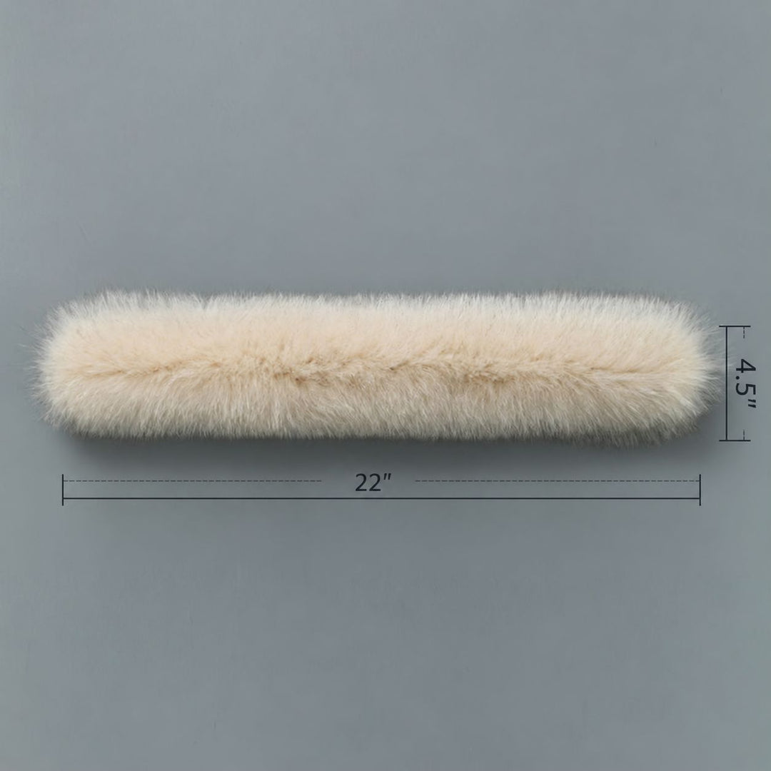 Women’s Real Fox Fur Collar Scarf Genuine Plush Winter Neck Warmer Wrap
