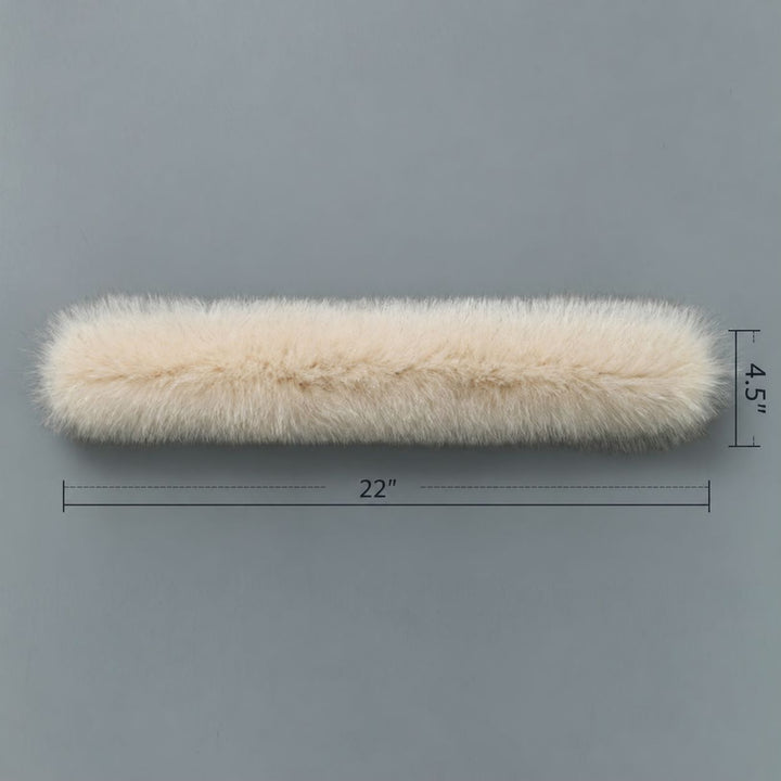Women’s Real Fox Fur Collar Scarf Genuine Plush Winter Neck Warmer Wrap
