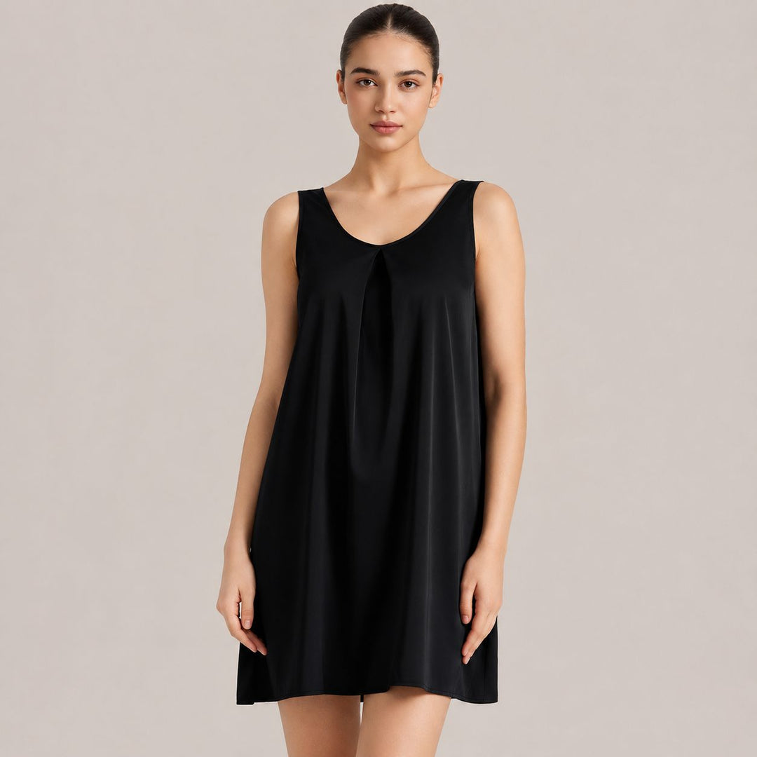 22 Momme Women's Relaxed-Fit Sleeveless V-Neck Silk Nightgown