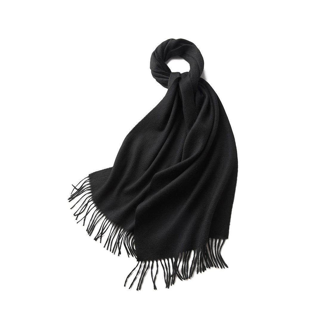 Ladies Classic Cashmere Travel Wrap with Tassels