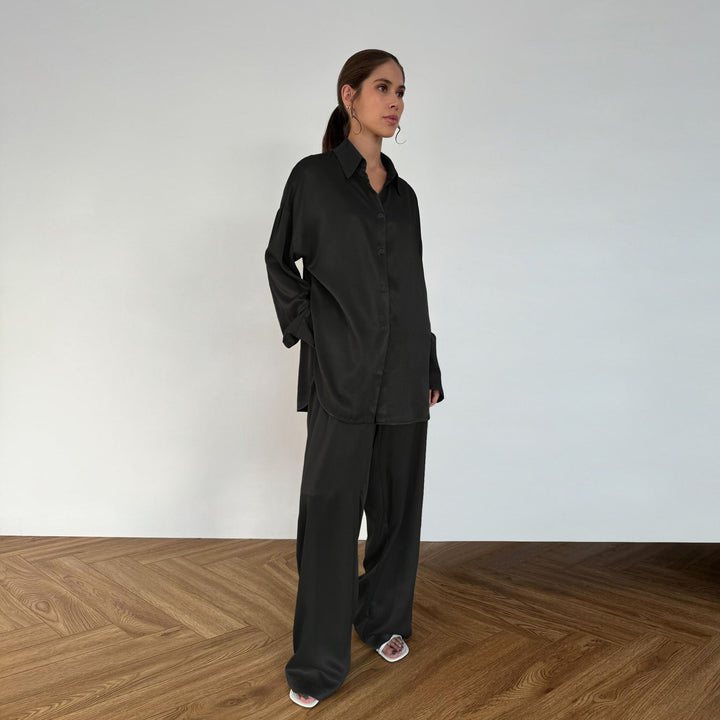 22 Momme Oversized Mulberry Silk Pajama Set for Women