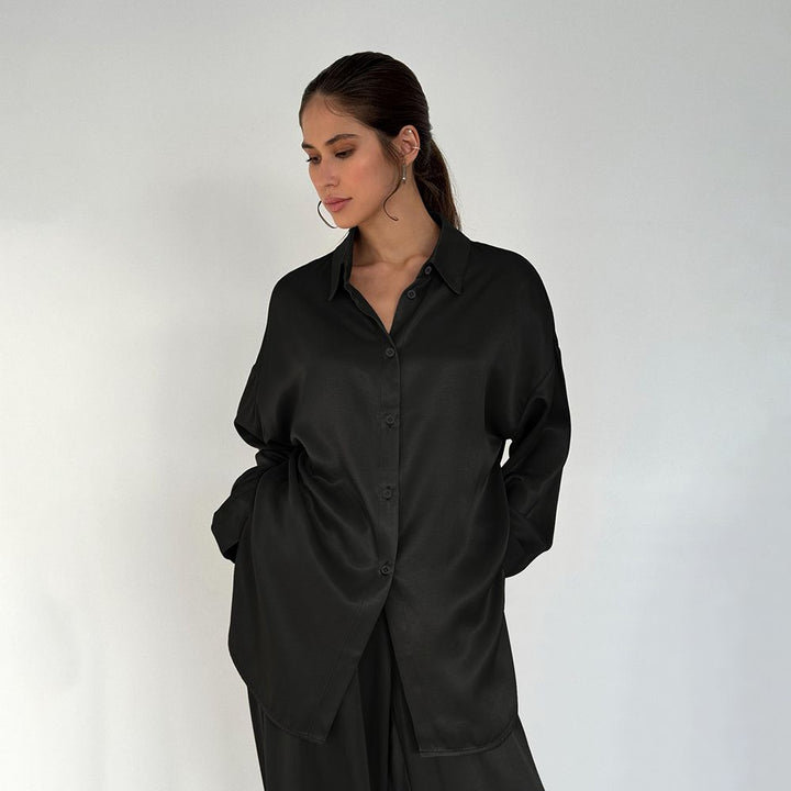 22 Momme Oversized Mulberry Silk Pajama Set for Women