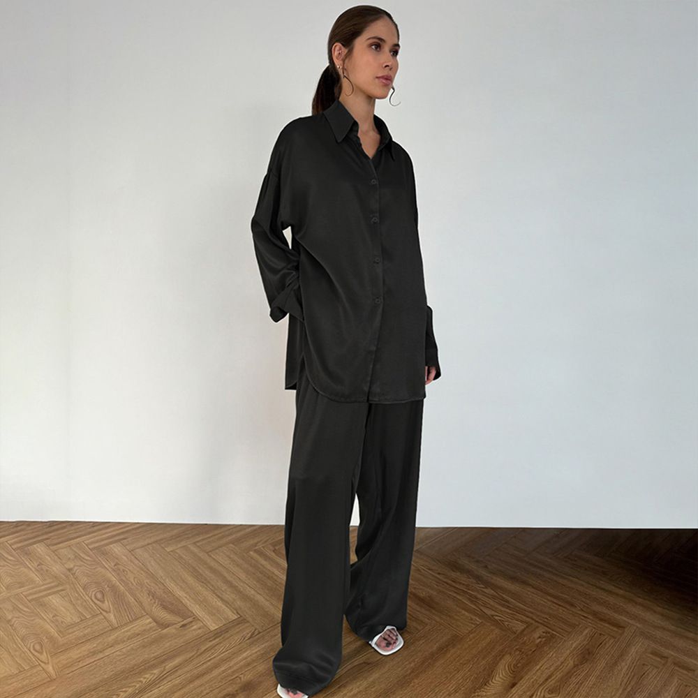 22 Momme Oversized Mulberry Silk Pajama Set for Women