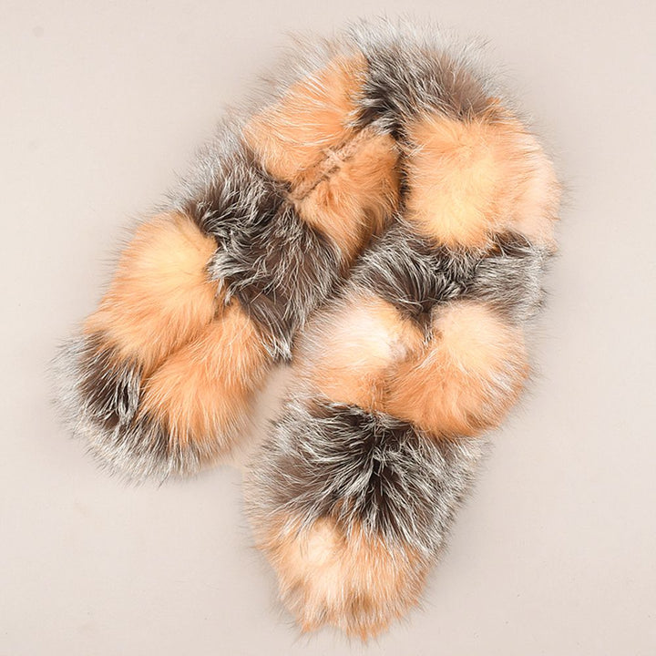 Genuine Fox Fur Scarf Luxe Fluffy Winter Neck Wrap