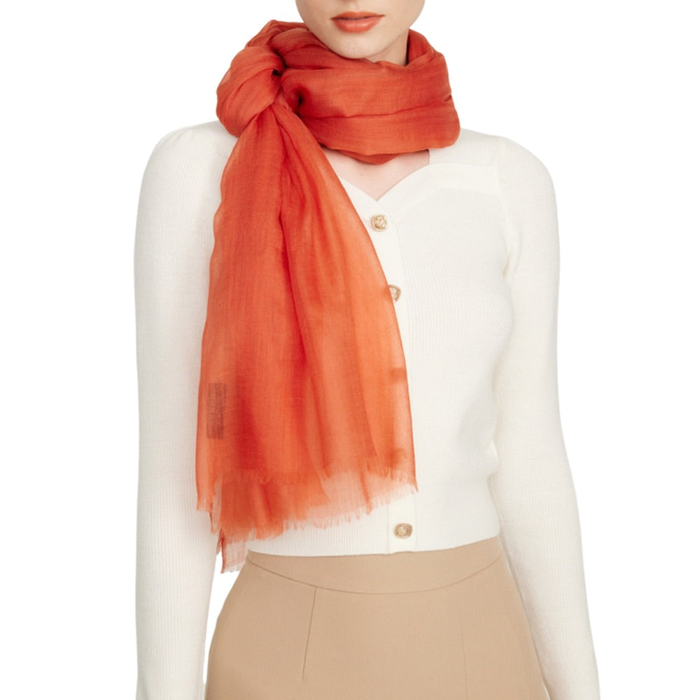 Featherweight Pure Cashmere Shawl Scarf for Women