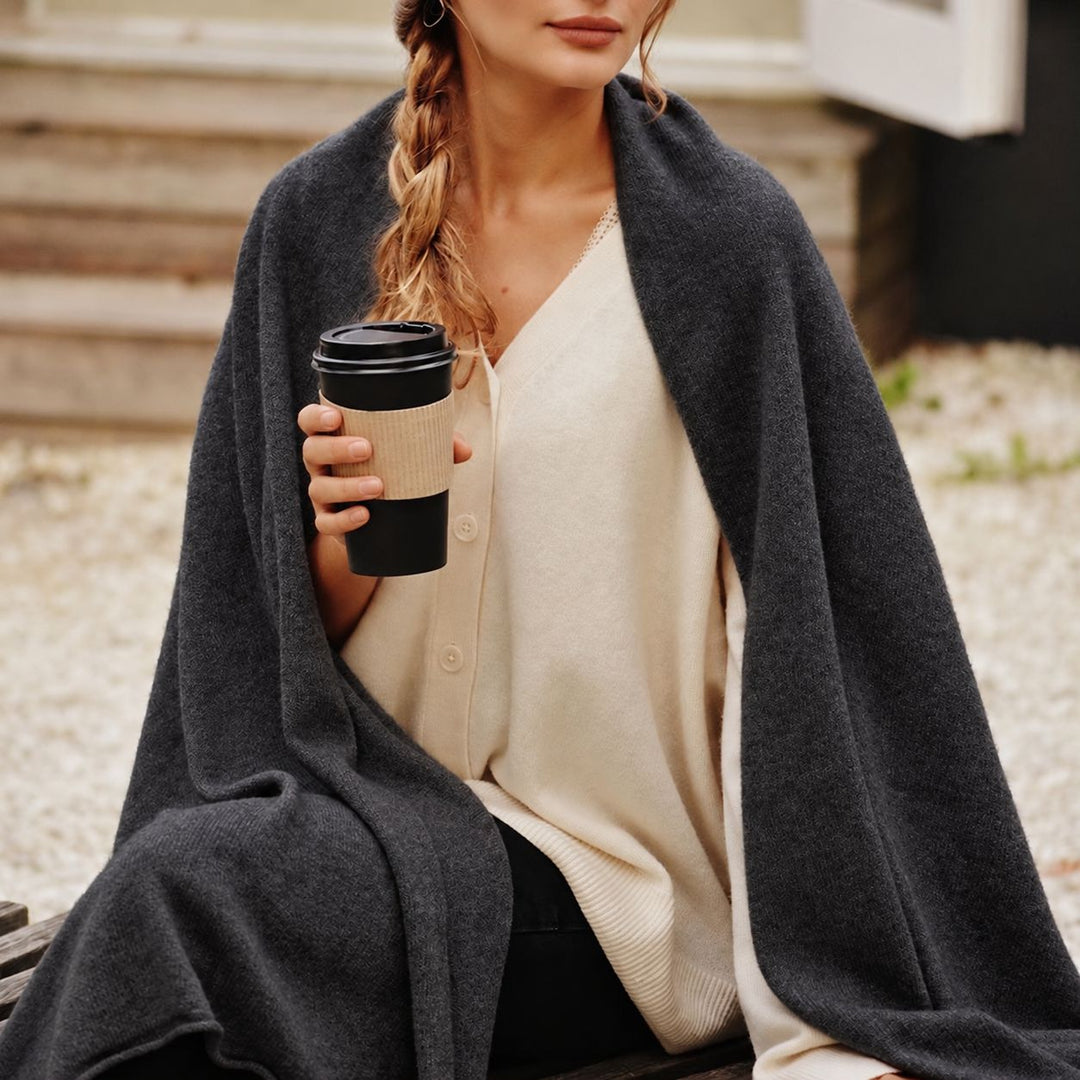 Oversized Cashmere Long Shawl Wrap for Women