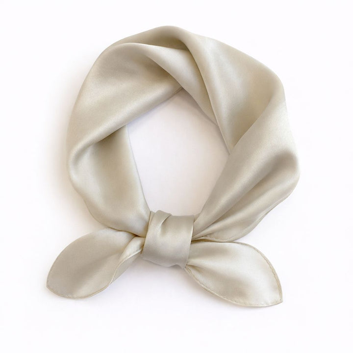 12"-35" Classic Solid Color 100% Mulberry Silk Square Scarves