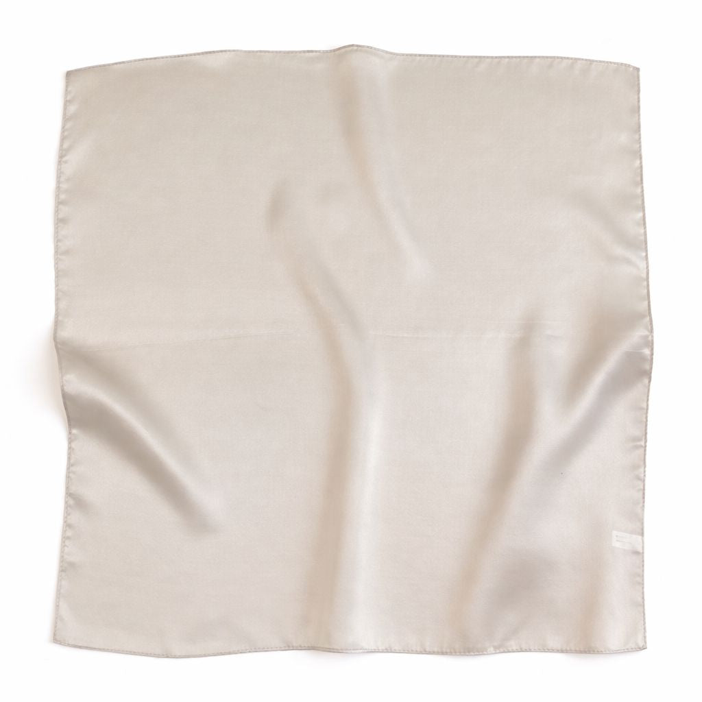 12"-35" Classic Solid Color 100% Mulberry Silk Square Scarves