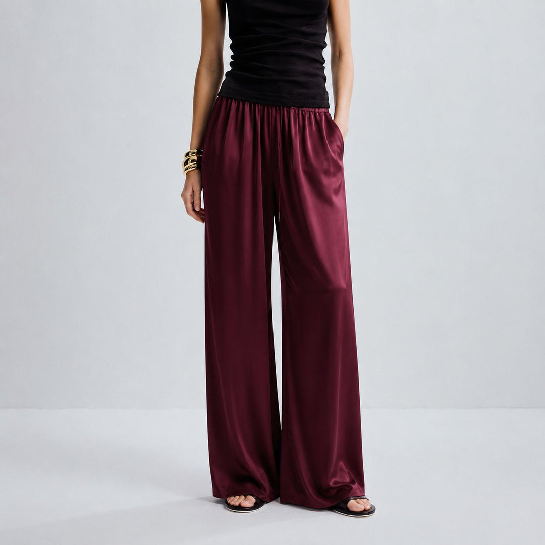 22 Momme Women Pure Mulberry Silk Lounge Sleep Pants