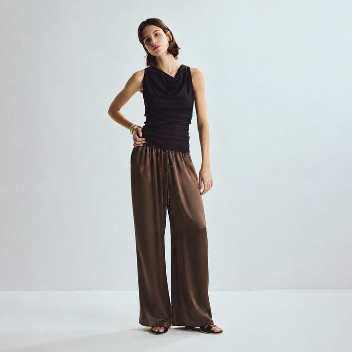 22 Momme Women Pure Mulberry Silk Lounge Sleep Pants
