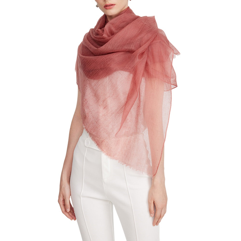 Featherweight Pure Cashmere Shawl Scarf for Women