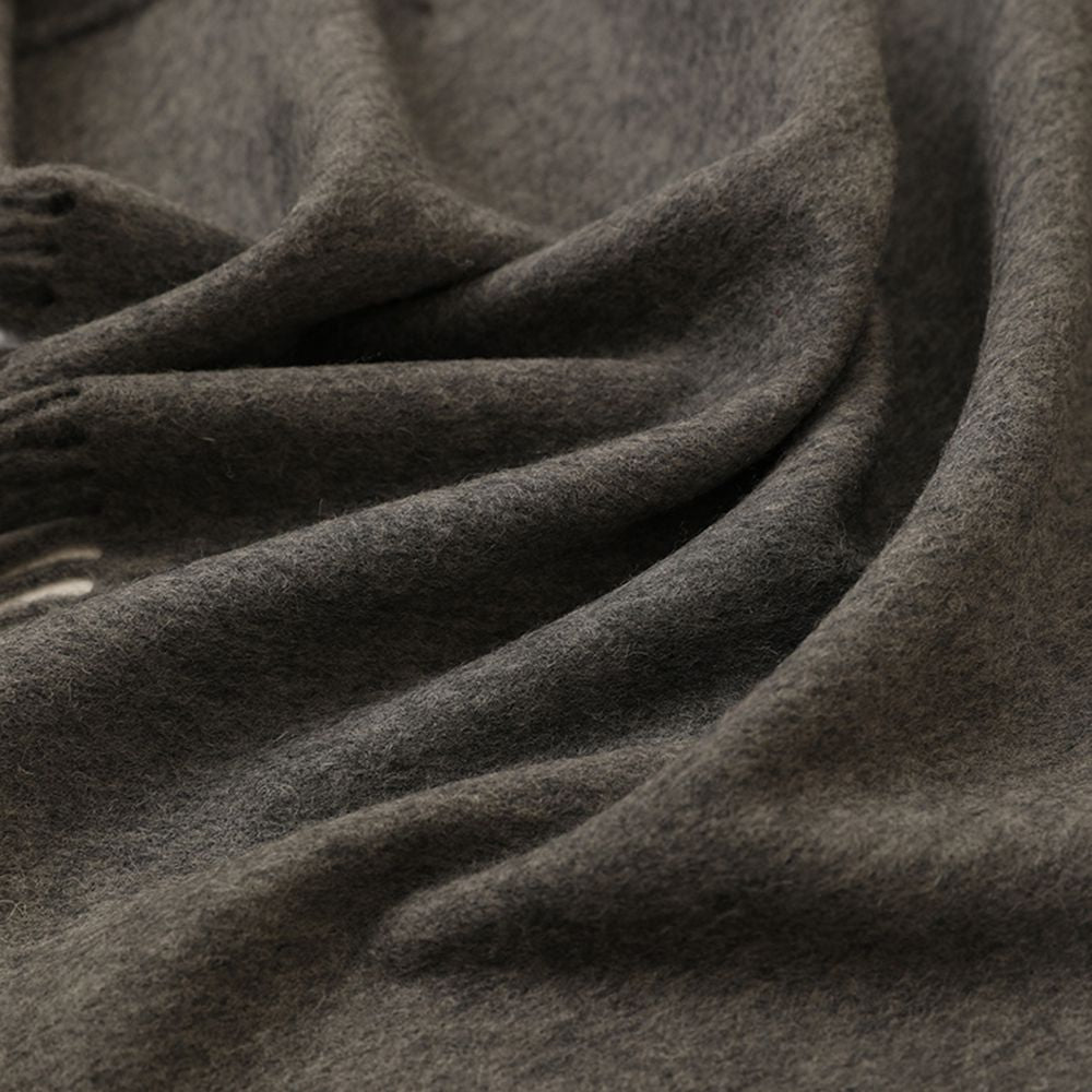Oversized Soft Fringed 100% Cashmere Shawl Blanket Wrap for Travel
