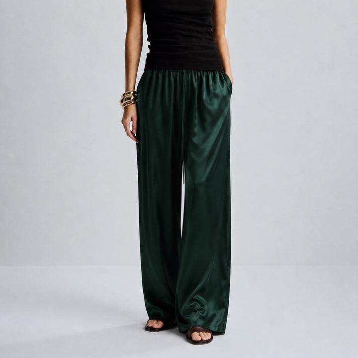 22 Momme Women Pure Mulberry Silk Lounge Sleep Pants