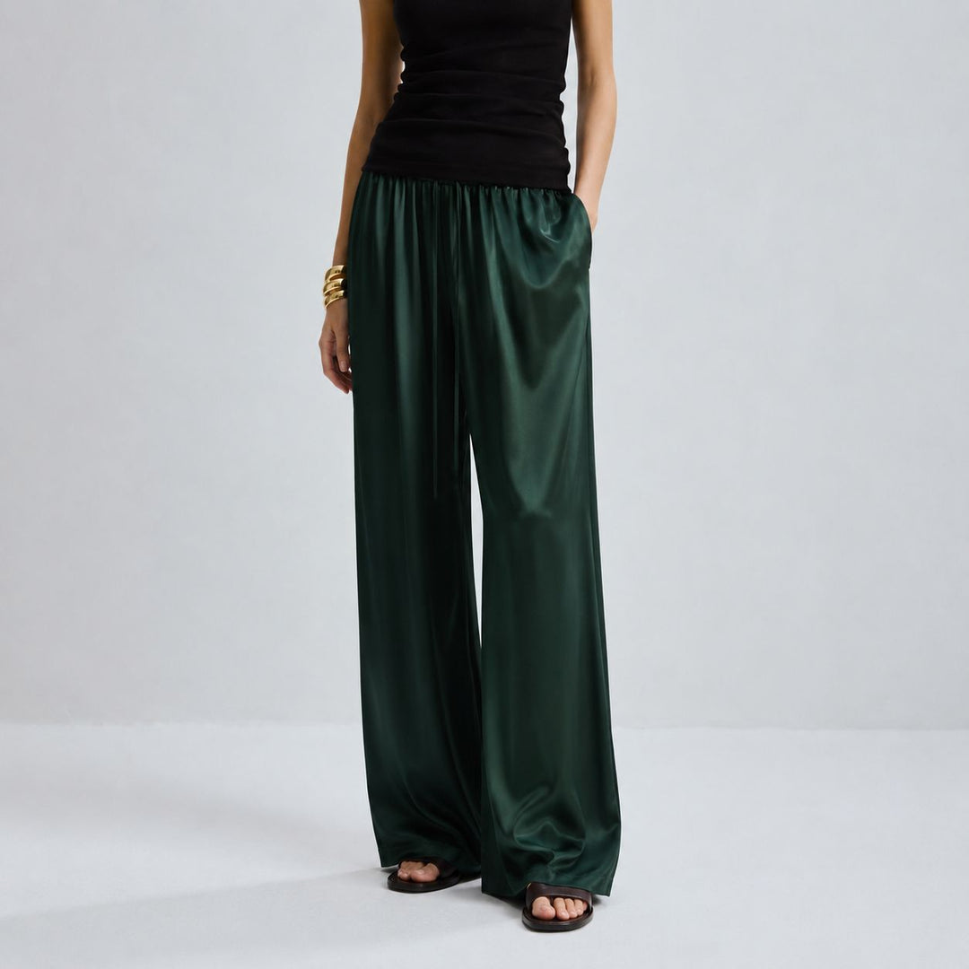 22 Momme Women Pure Mulberry Silk Lounge Sleep Pants