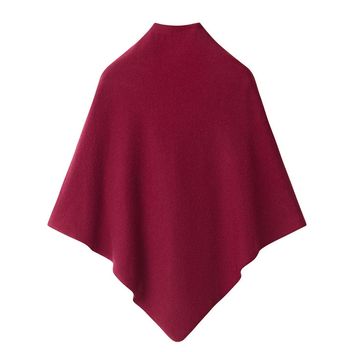 100% Pure Cashmere Shawl Wrap for Women Soft Lightweight Knit Cape Poncho with Front Tie Elegant Warm Shoulder Wrap for Fall Winter