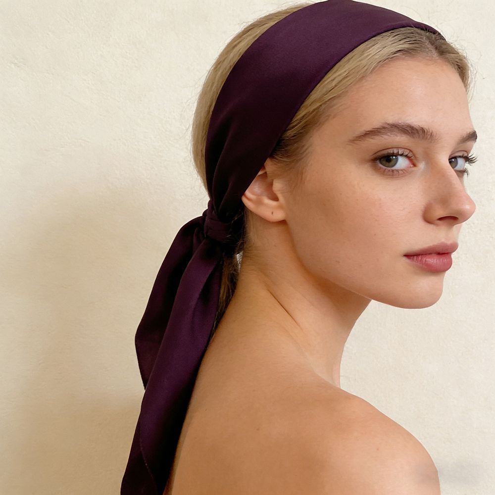 12"-35" Classic Solid Color 100% Mulberry Silk Square Scarves