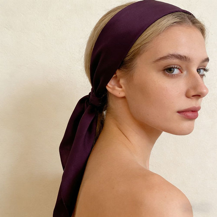 12"-35" Classic Solid Color 100% Mulberry Silk Square Scarves