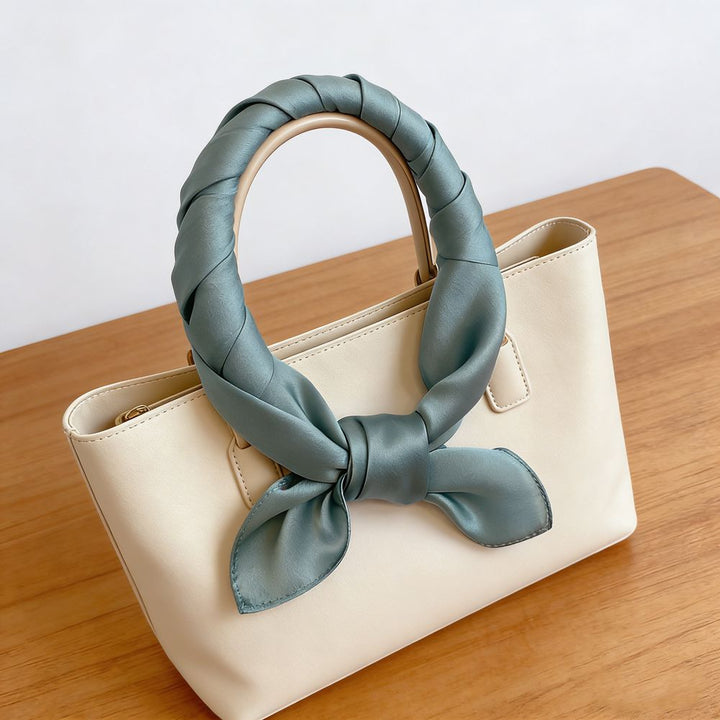 12"-35" Classic Solid Color 100% Mulberry Silk Square Scarves