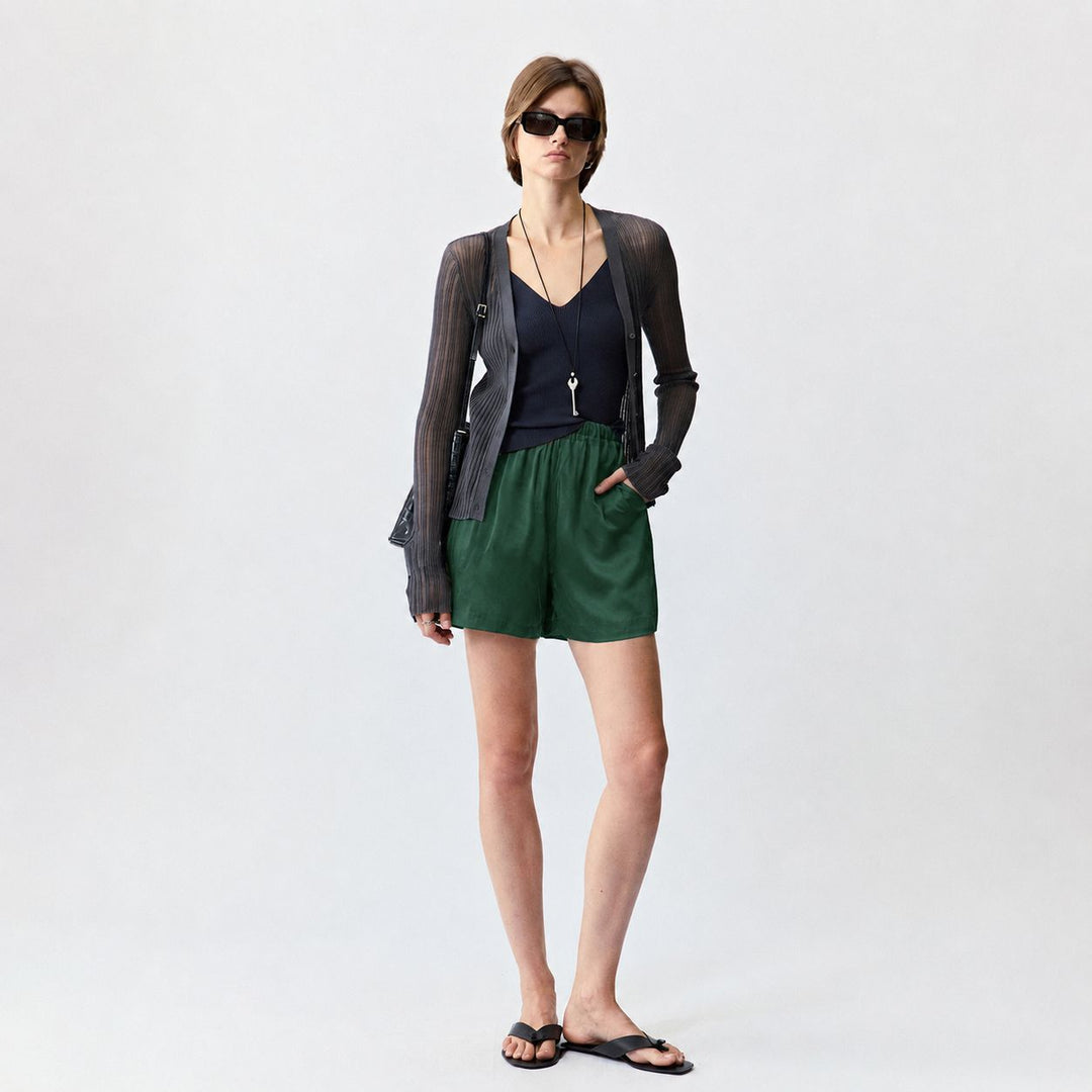 Washable Mulberry Silk Shorts For Women
