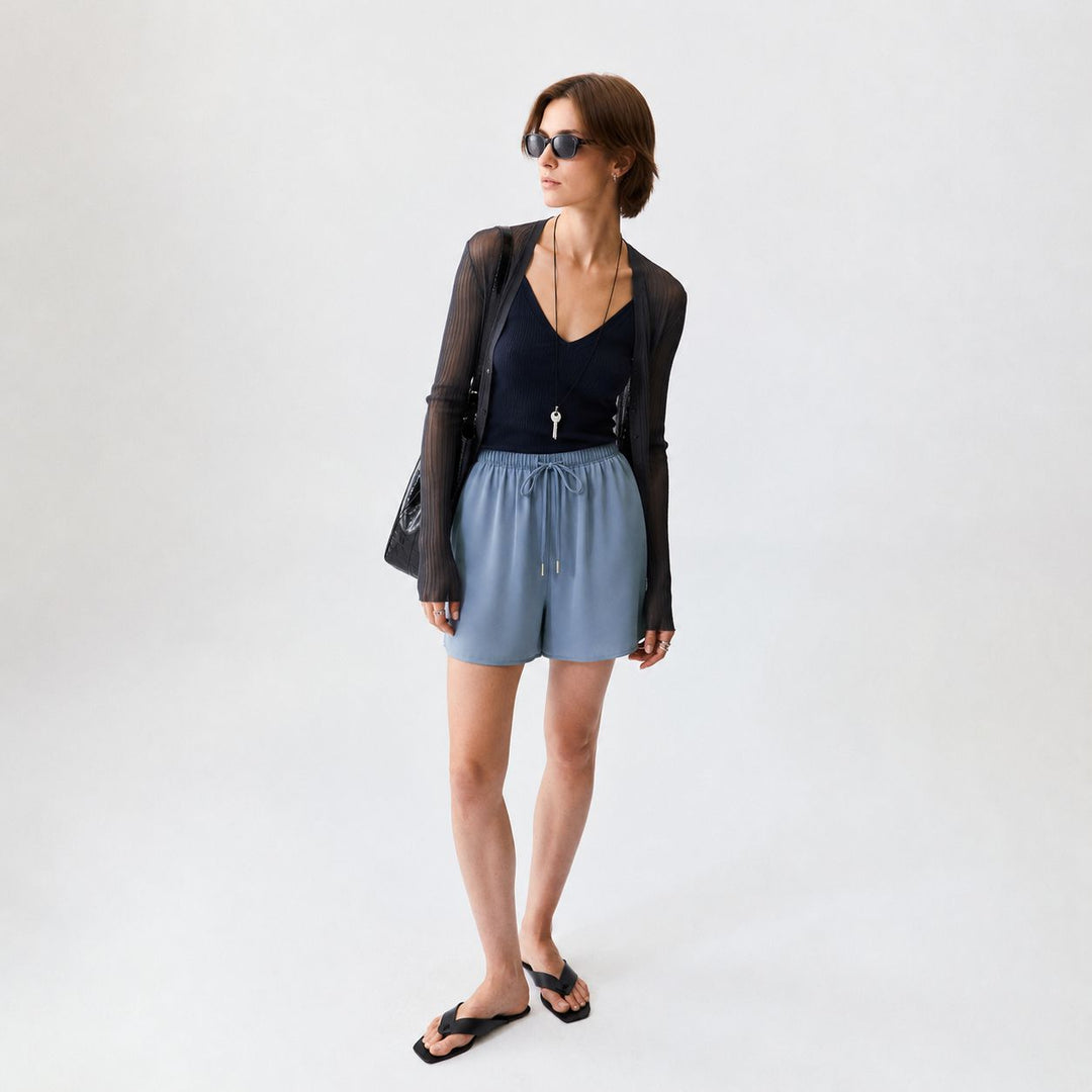 Washable Mulberry Silk Shorts For Women