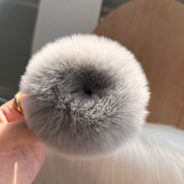 Soft Fluffy Rabbit Fur Scrunchies