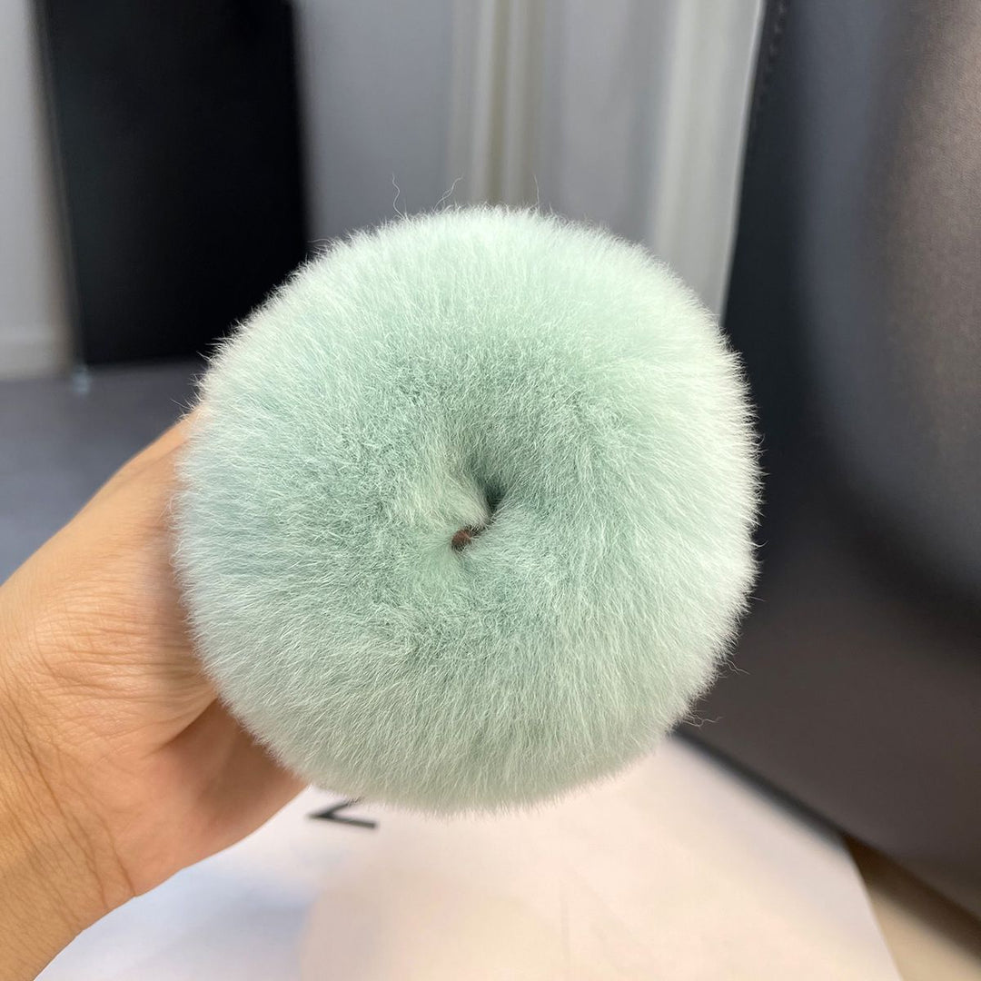 Soft Fluffy Rabbit Fur Scrunchies
