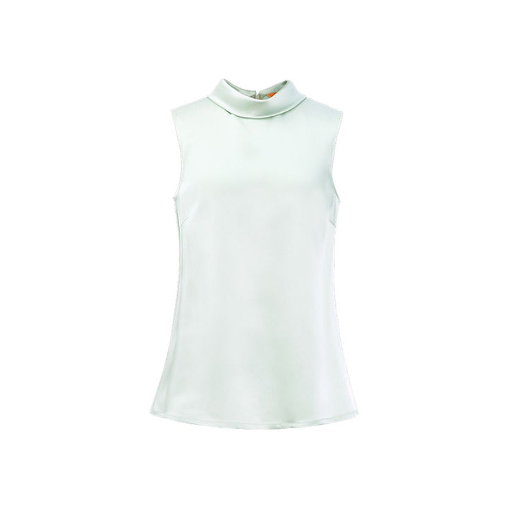 22 Momme High Neck Sleeveless Silk Tank Top for Women