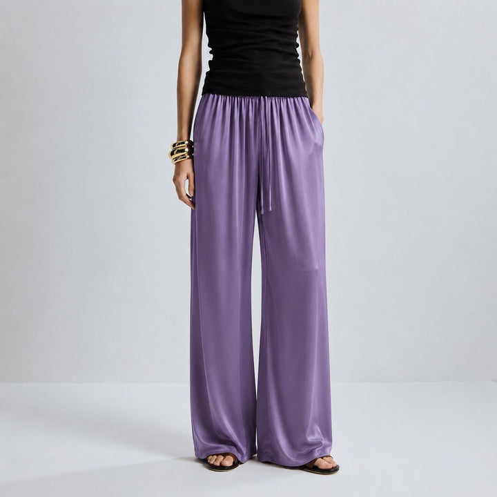 22 Momme Women Pure Mulberry Silk Lounge Sleep Pants