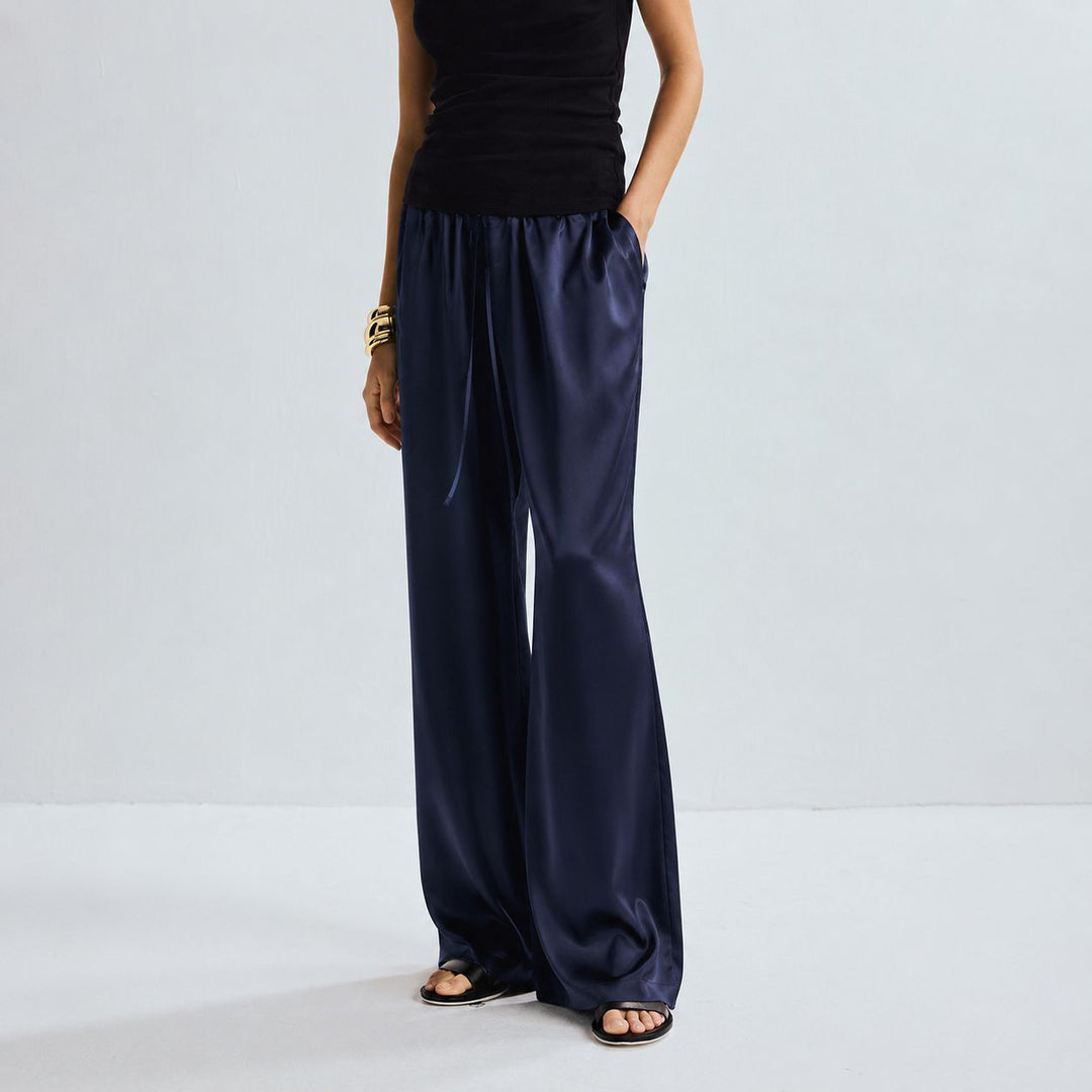 22 Momme Women Pure Mulberry Silk Lounge Sleep Pants