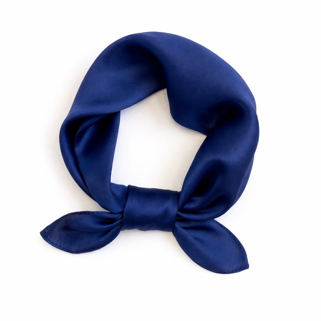 12"-35" Classic Solid Color 100% Mulberry Silk Square Scarves