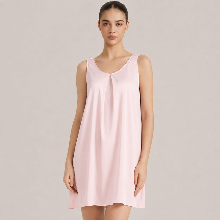 22 Momme Women's Relaxed-Fit Sleeveless V-Neck Silk Nightgown