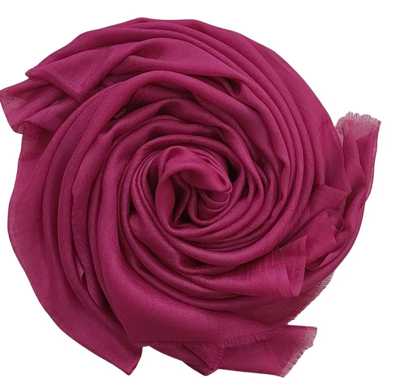 Featherweight Pure Cashmere Shawl Scarf for Women