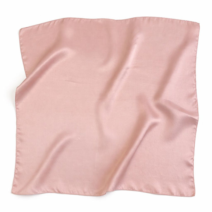 12"-35" Classic Solid Color 100% Mulberry Silk Square Scarves