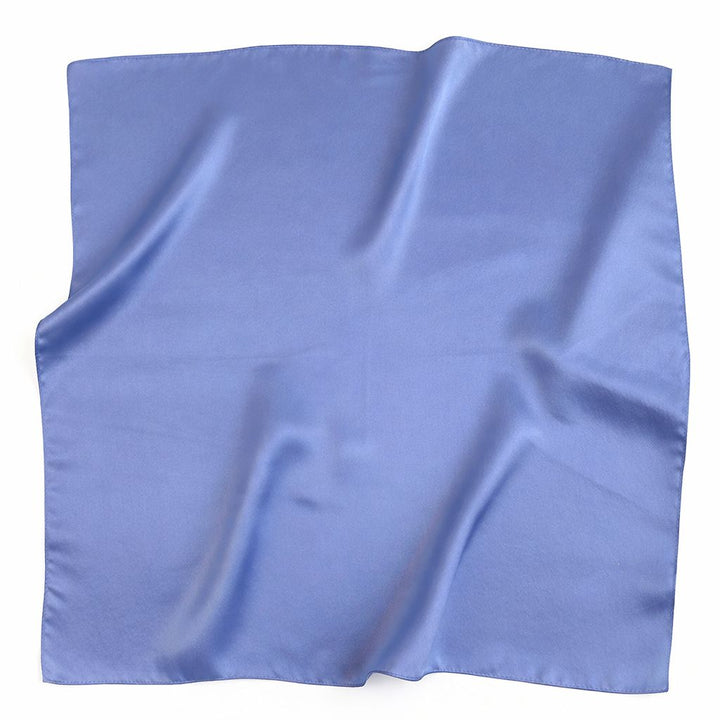 12"-35" Classic Solid Color 100% Mulberry Silk Square Scarves