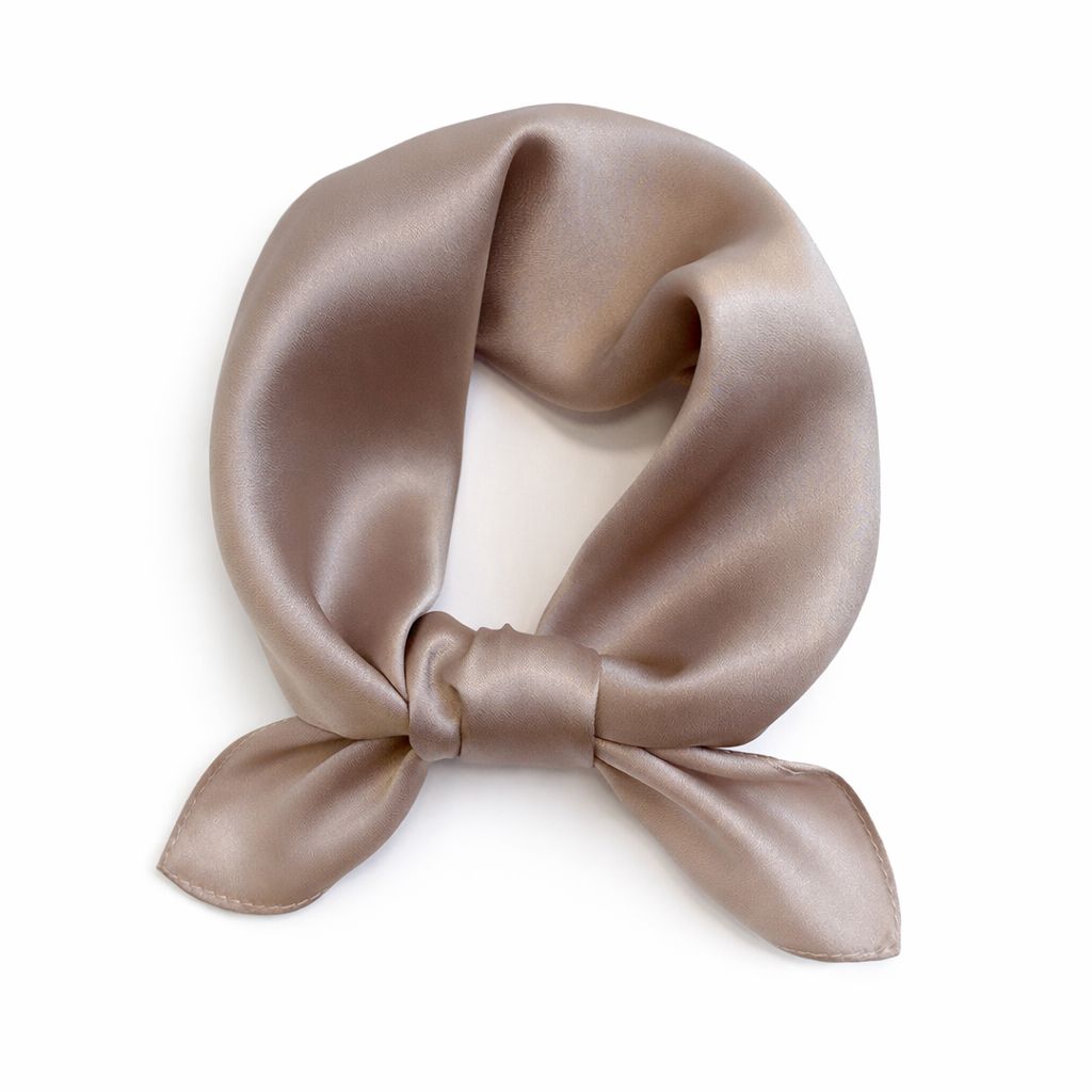 12"-35" Classic Solid Color 100% Mulberry Silk Square Scarves