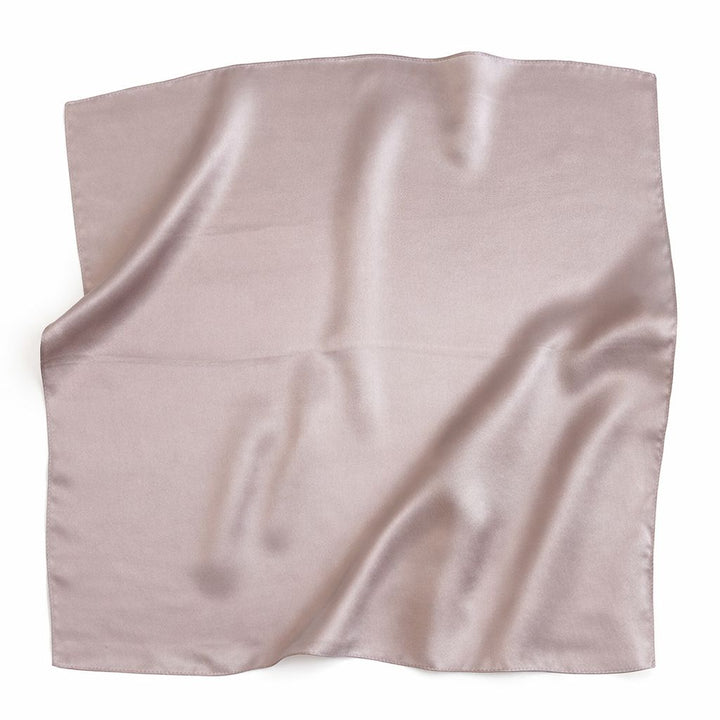 12"-35" Classic Solid Color 100% Mulberry Silk Square Scarves