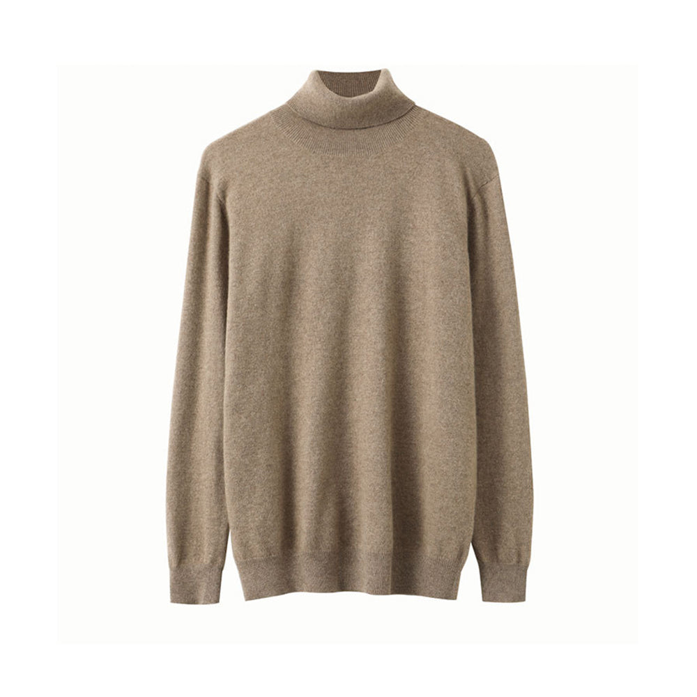 Men's Classic 100% Cashmere Turtleneck Sweater