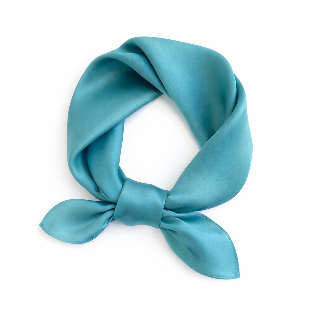 12"-35" Classic Solid Color 100% Mulberry Silk Square Scarves