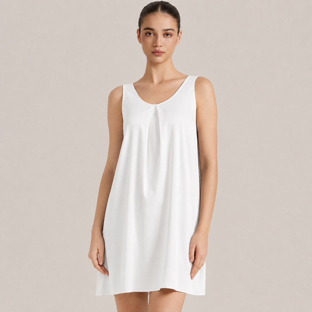 22 Momme Women's Relaxed-Fit Sleeveless V-Neck Silk Nightgown