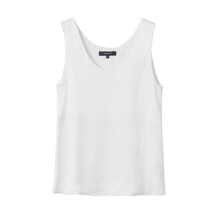 22 Momme Round Neck Silk Tank Top For Women